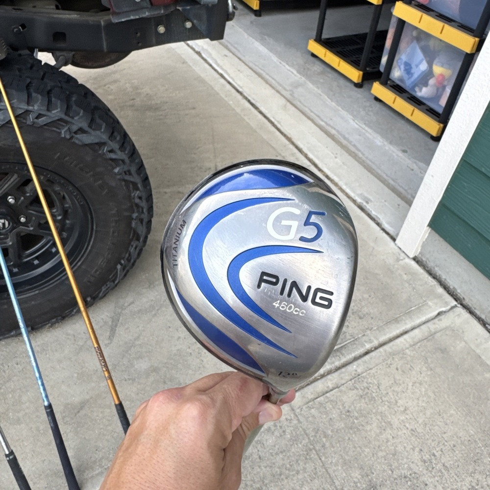 PING G5 460cc Titanium 12° Driver Adila Shaft ProLaunch Blue 65R Regular